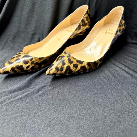 Christian Louboutin Leopard Print Rocket 45 size 36 1/2 - Picture 4 of 16
